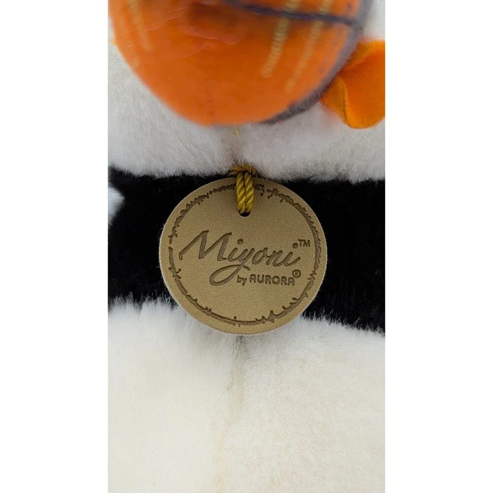 Aurora Miyoni Puffin Plush Stuffed Animal Black White Wild Bird